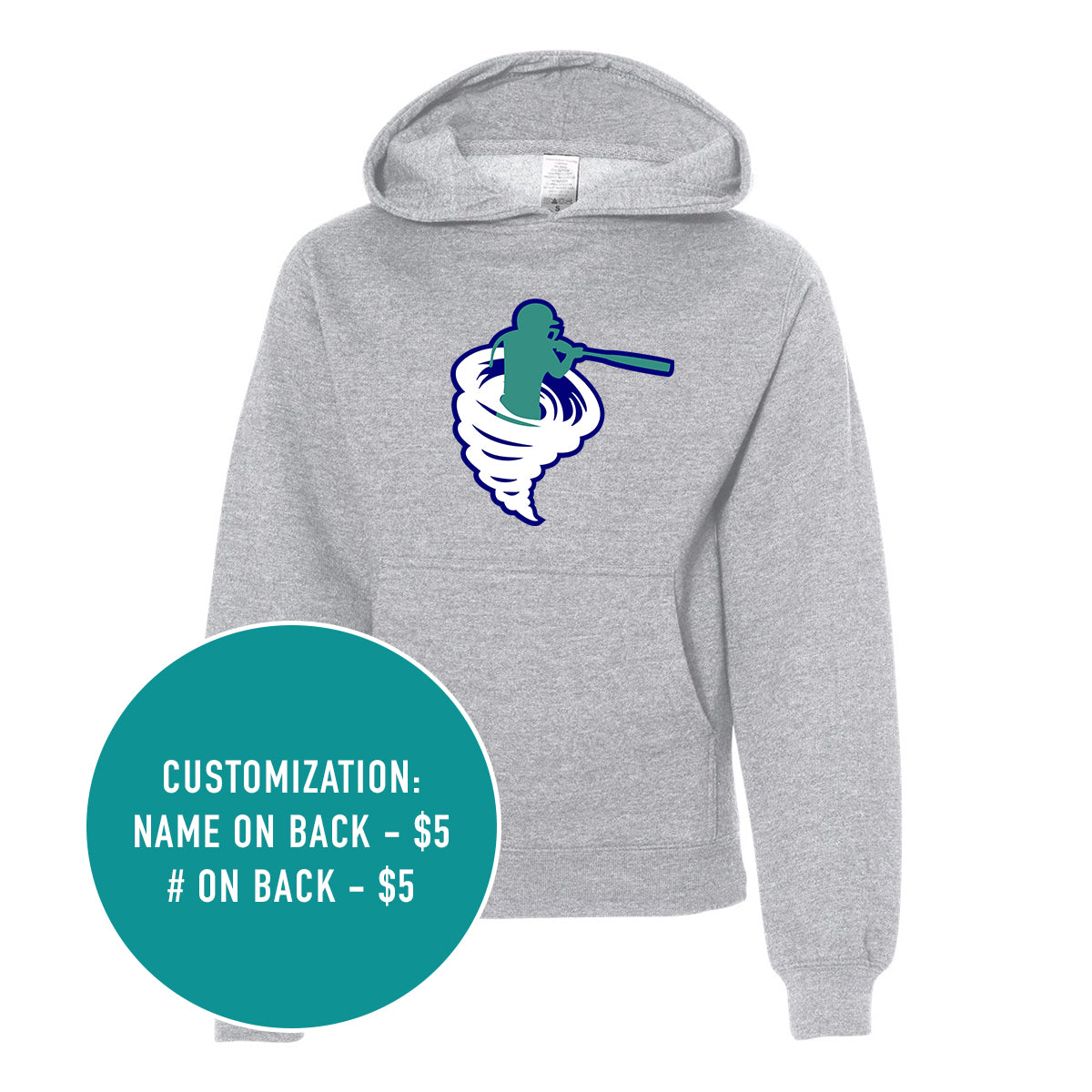 Adult Cyclones Logo Mid-weight Sweatshirt