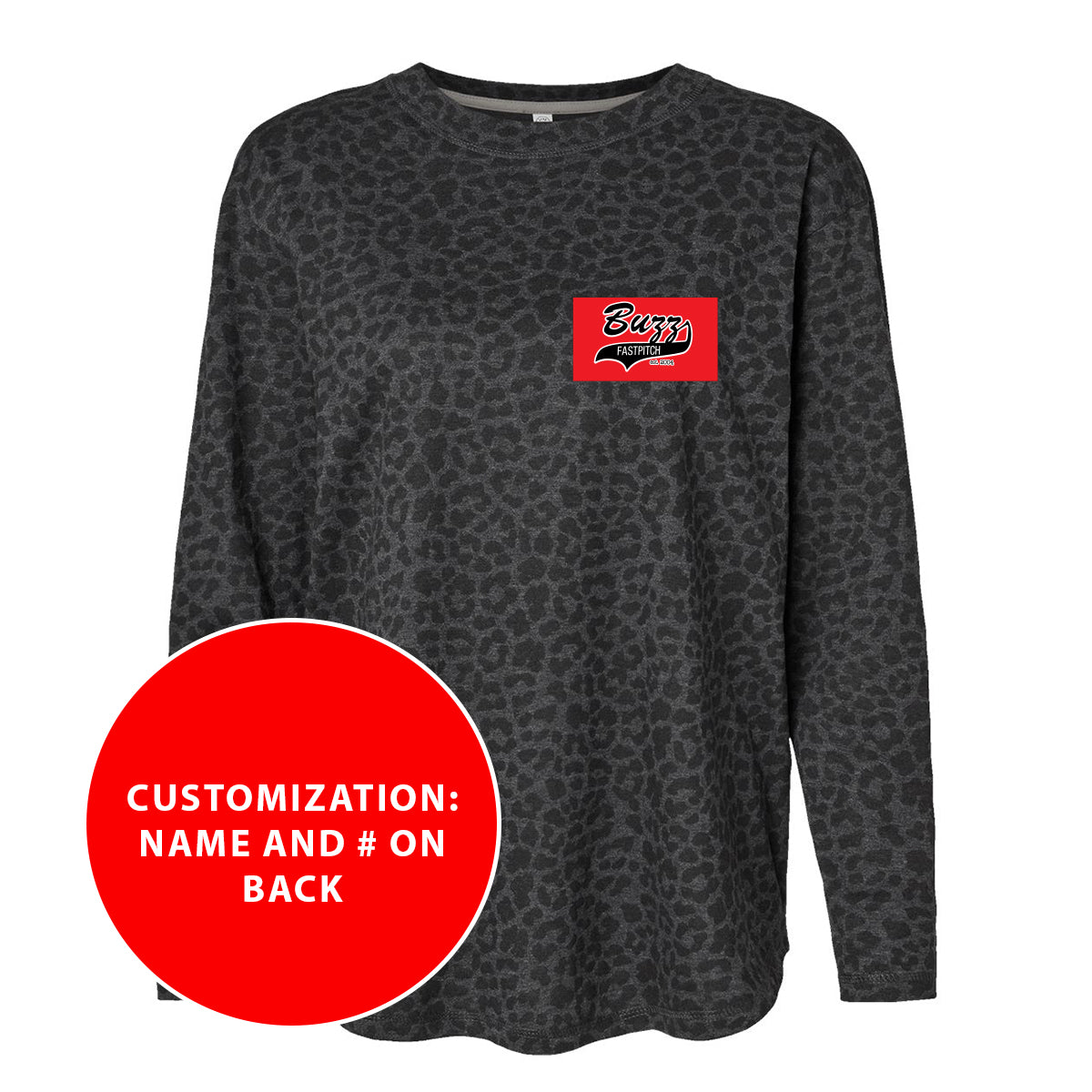 Youth Buzz Fastpitch Patch Long Sleeve Jersey Tee