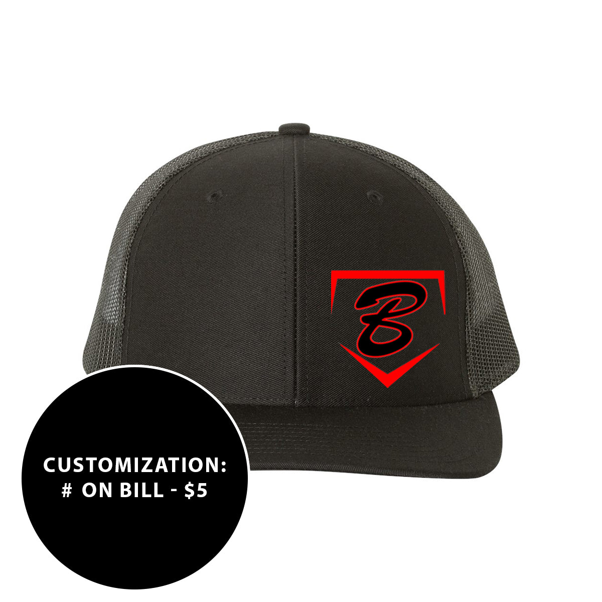 Adult Richardson Buzz Fastpitch Homeplate Snapback Trucker Hat