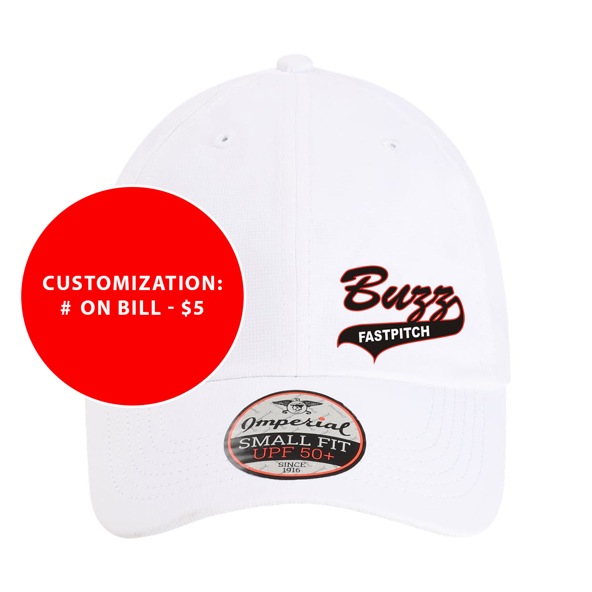 Adult Imperial Performance Buzz Fastpitch Small Fit Hat