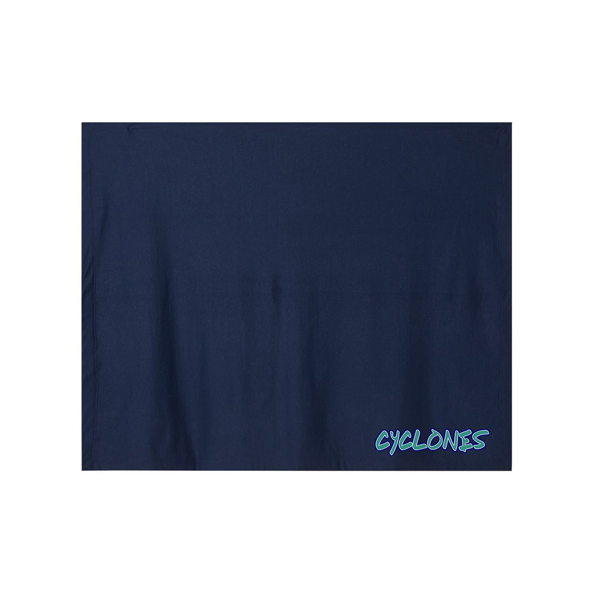 Cyclones Sweatshirt Material 50x60 Blanket