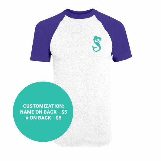 Adult Baseball Mermaid Tee