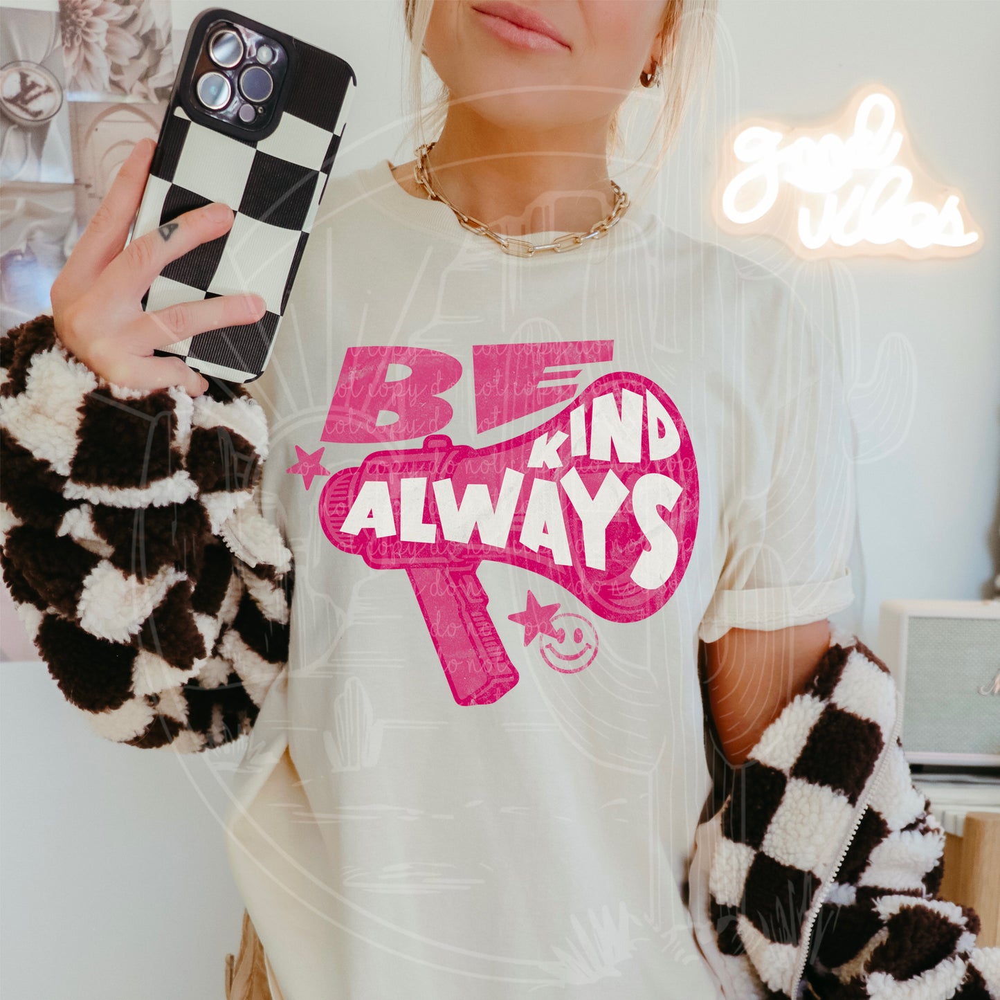 Be Kind Always Pink Sweatshirt