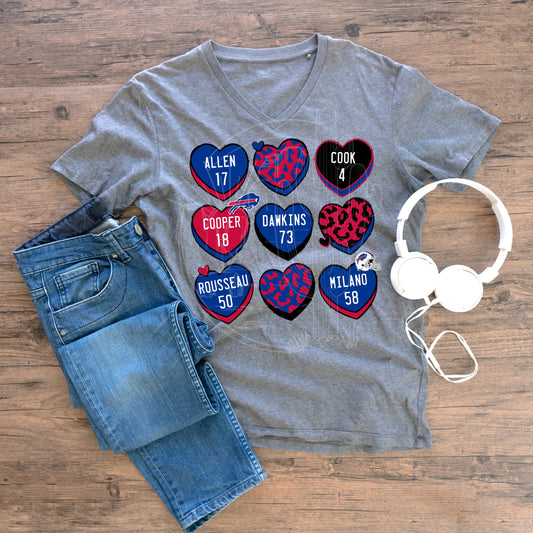 Bills Valentine Tee