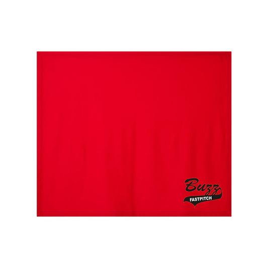 Buzz Fastpitch Logo Sweatshirt Material 50x60 Blanket