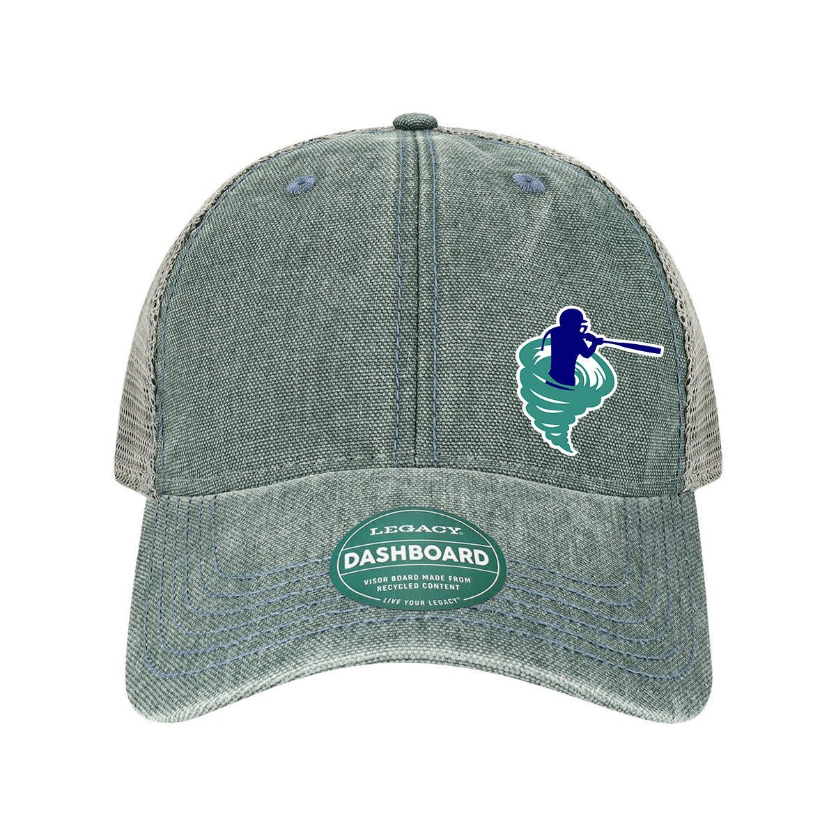 Adult Dasher Cyclones Logo Trucker Hat