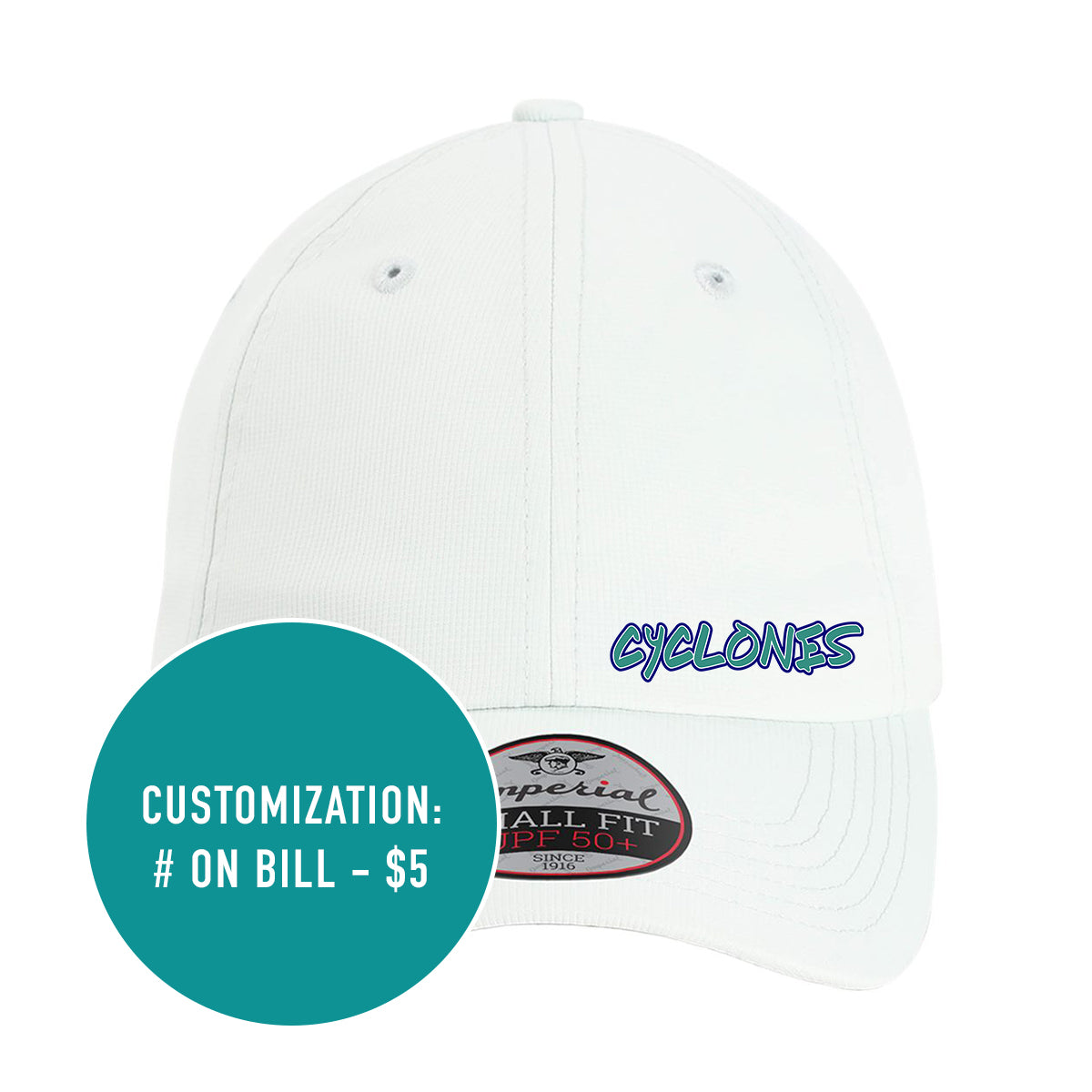 Adult Imperial Performance Cyclone Small Fit Hat