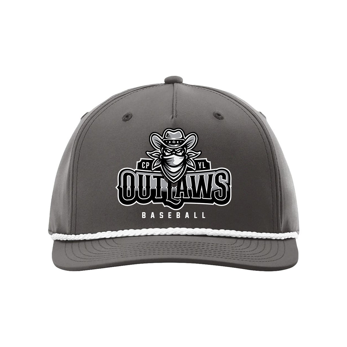 Adult Outlaws Baseball 5 Panel Classic Rope Hat