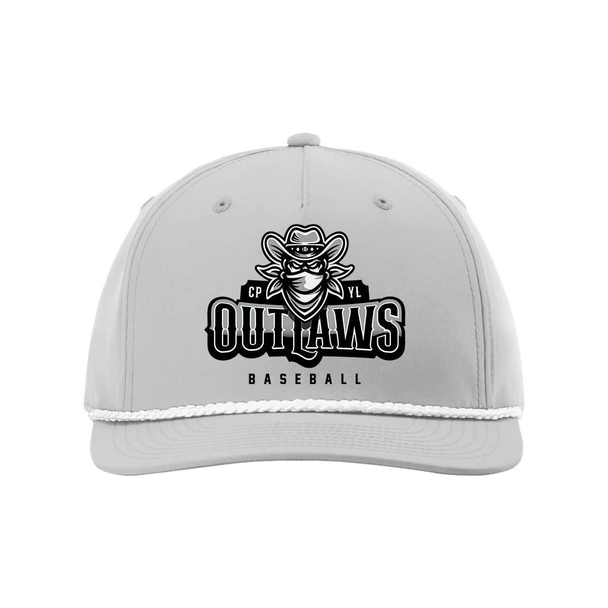 Adult Outlaws Baseball 5 Panel Classic Rope Hat