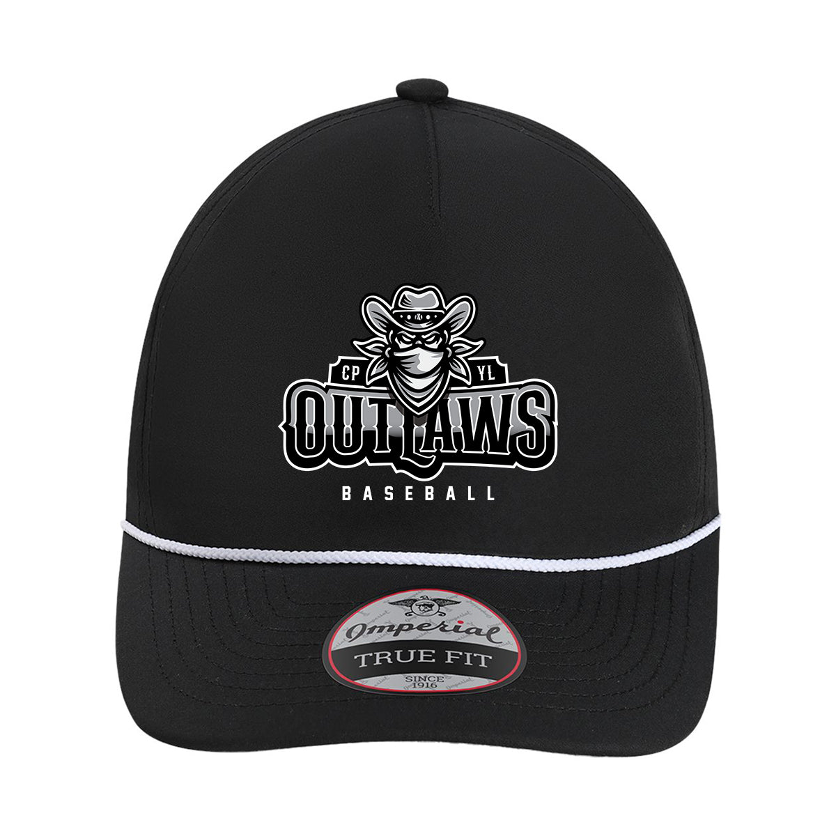 Adult Outlaws Baseball 5 Panel Harrison Performance Hat