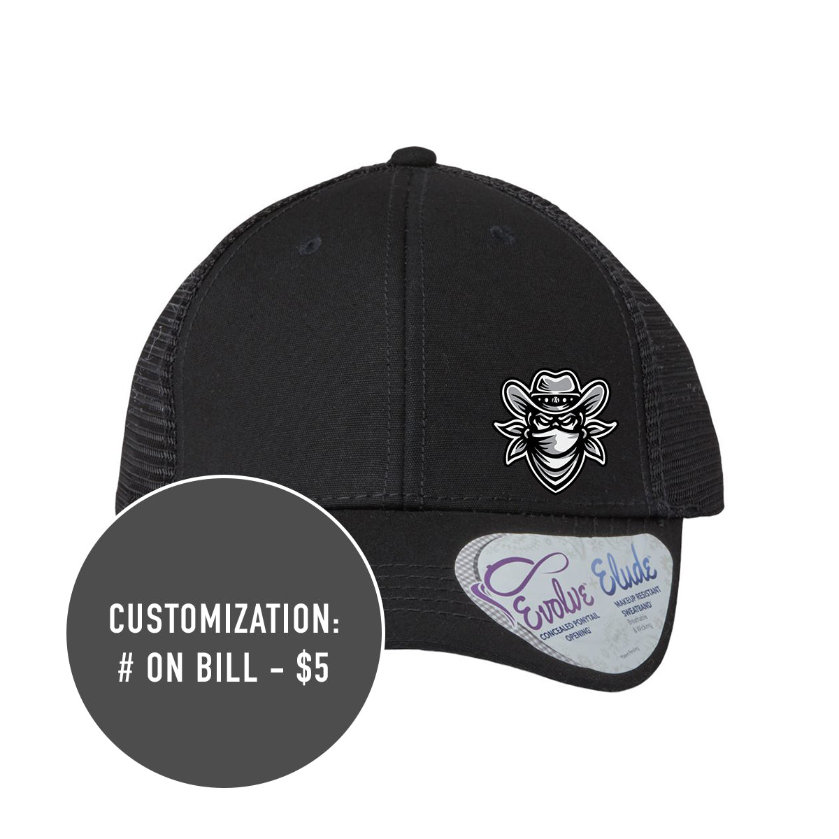 Adult Ponytail Outlaws Trucker Hat