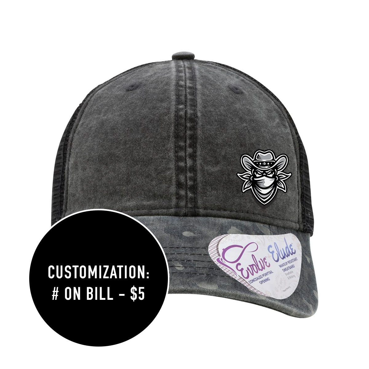 Adult Ponytail Outlaws Trucker Hat