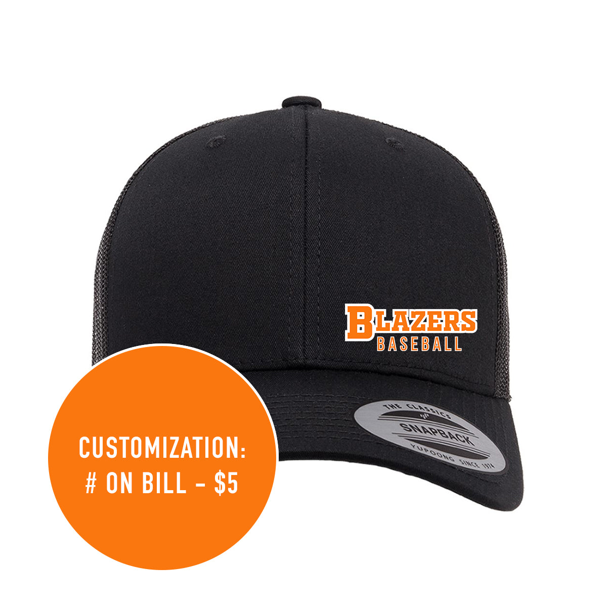 Adult Blazers Retro Trucker Hat