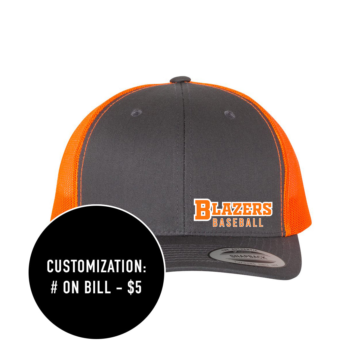 Adult Blazers Retro Trucker Hat