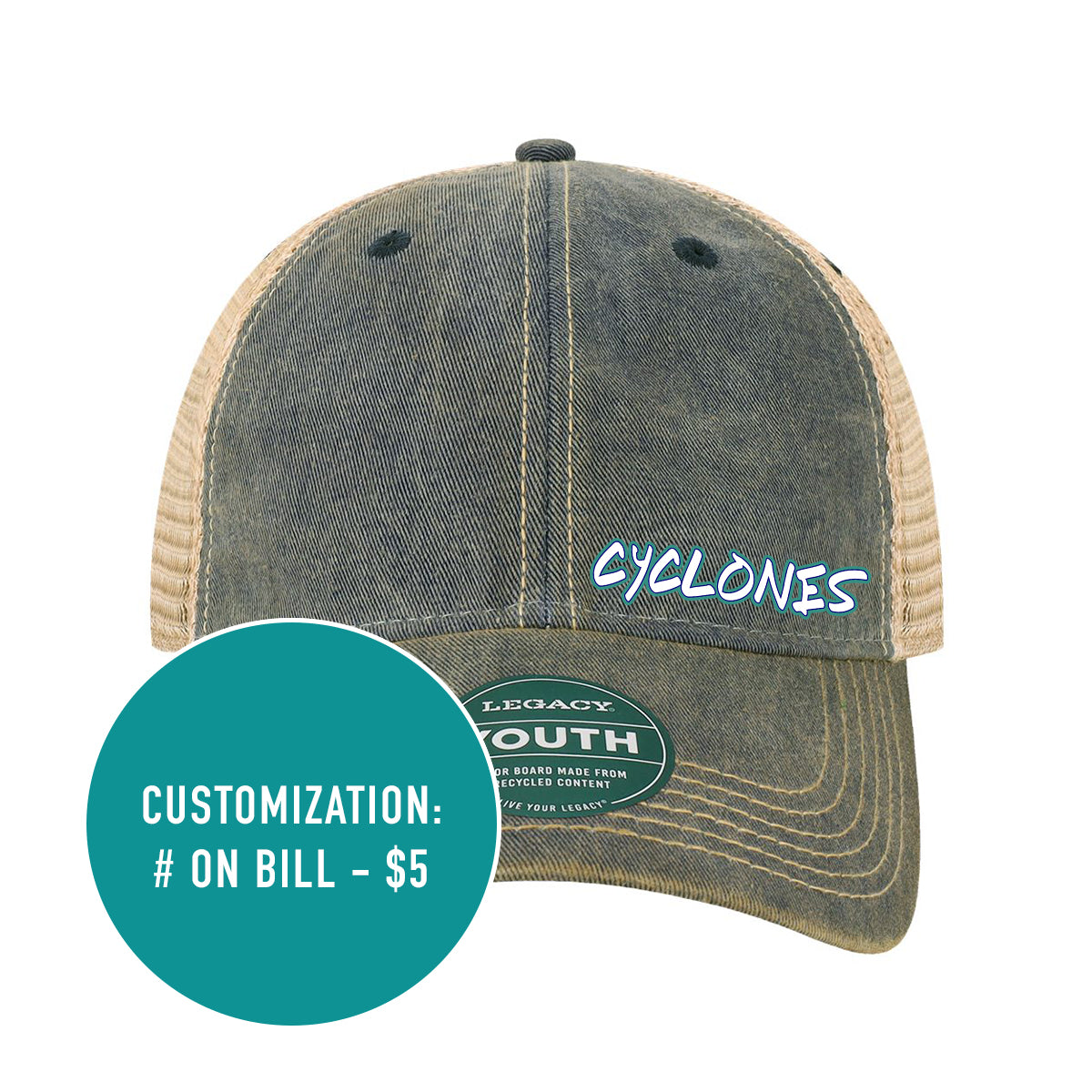 Youth Old Fashion Cyclones Trucker Hat