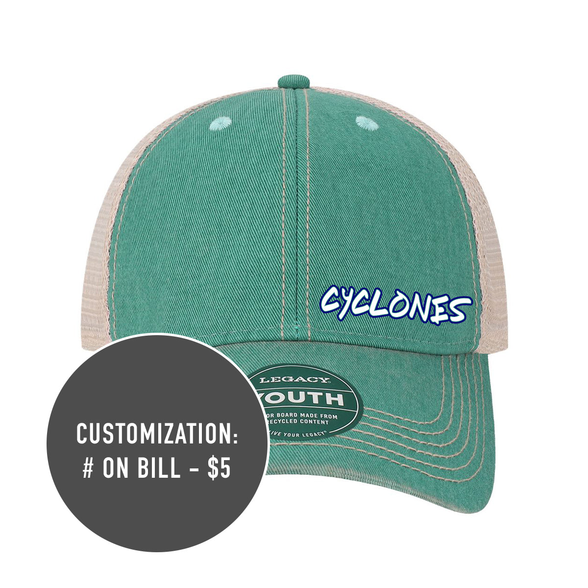 Youth Old Fashion Cyclones Trucker Hat