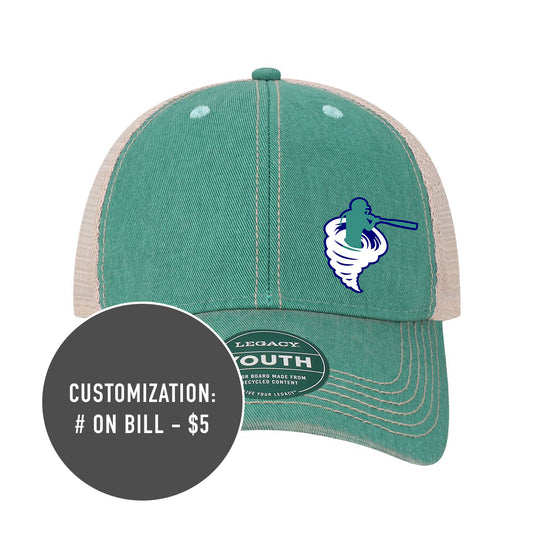 Youth Old Fashion Cyclones Logo Trucker Hat