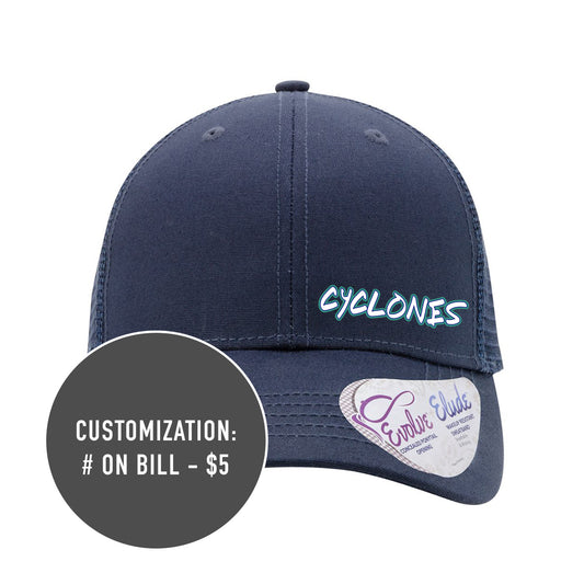 Adult Ponytail Cyclones Trucker Hat