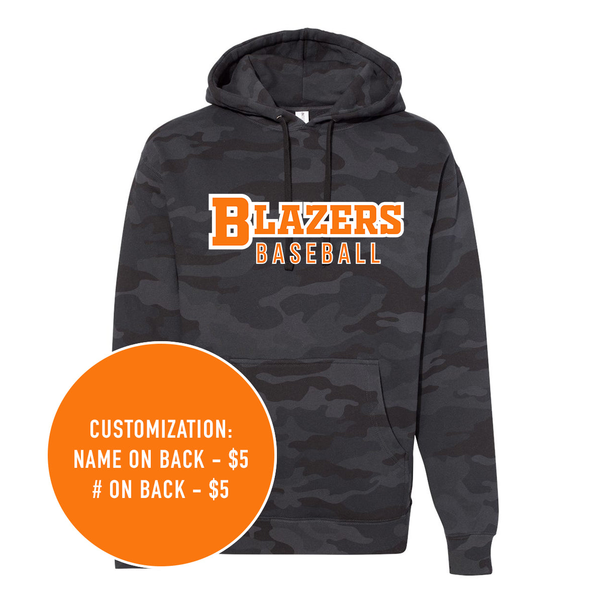 Adult Blazers Heavy Blend Hooded Sweatshirt