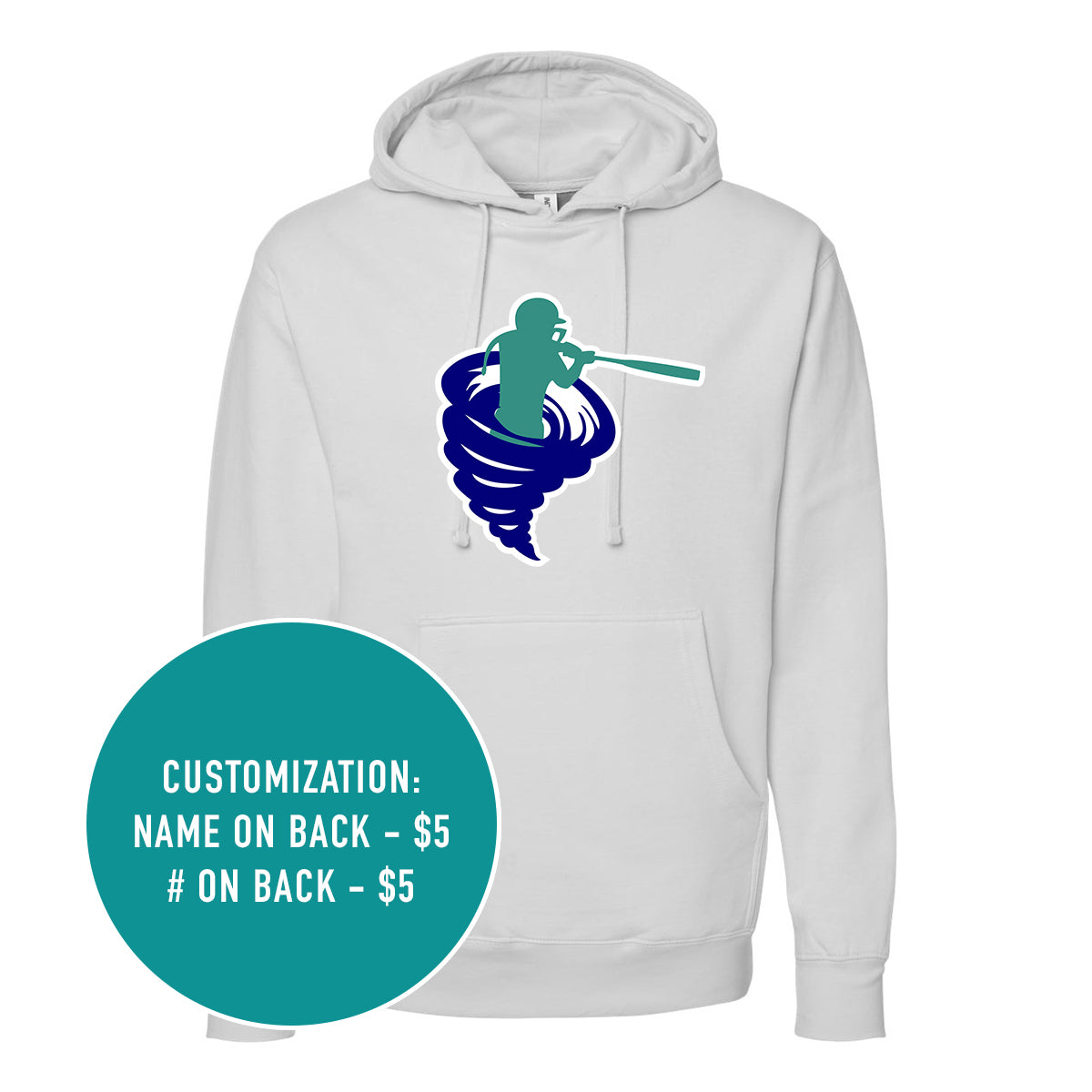 Youth Cyclones Logo Elevated Fleece Hooded Sweatshirt