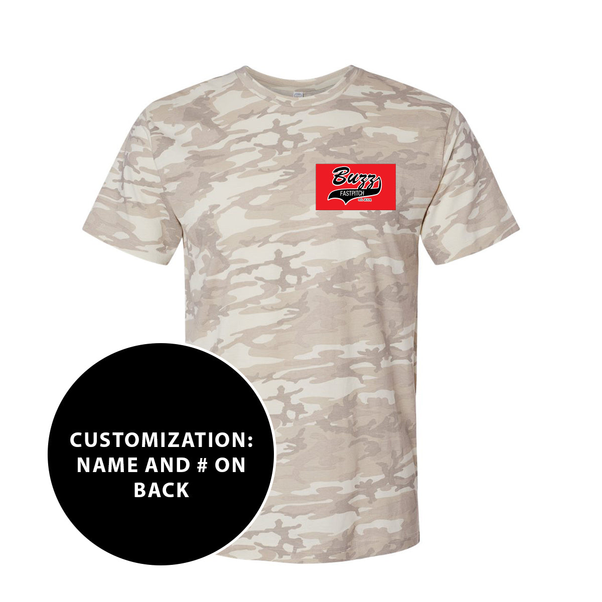 Adult Buzz Fastpitch Patch Jersey Tee