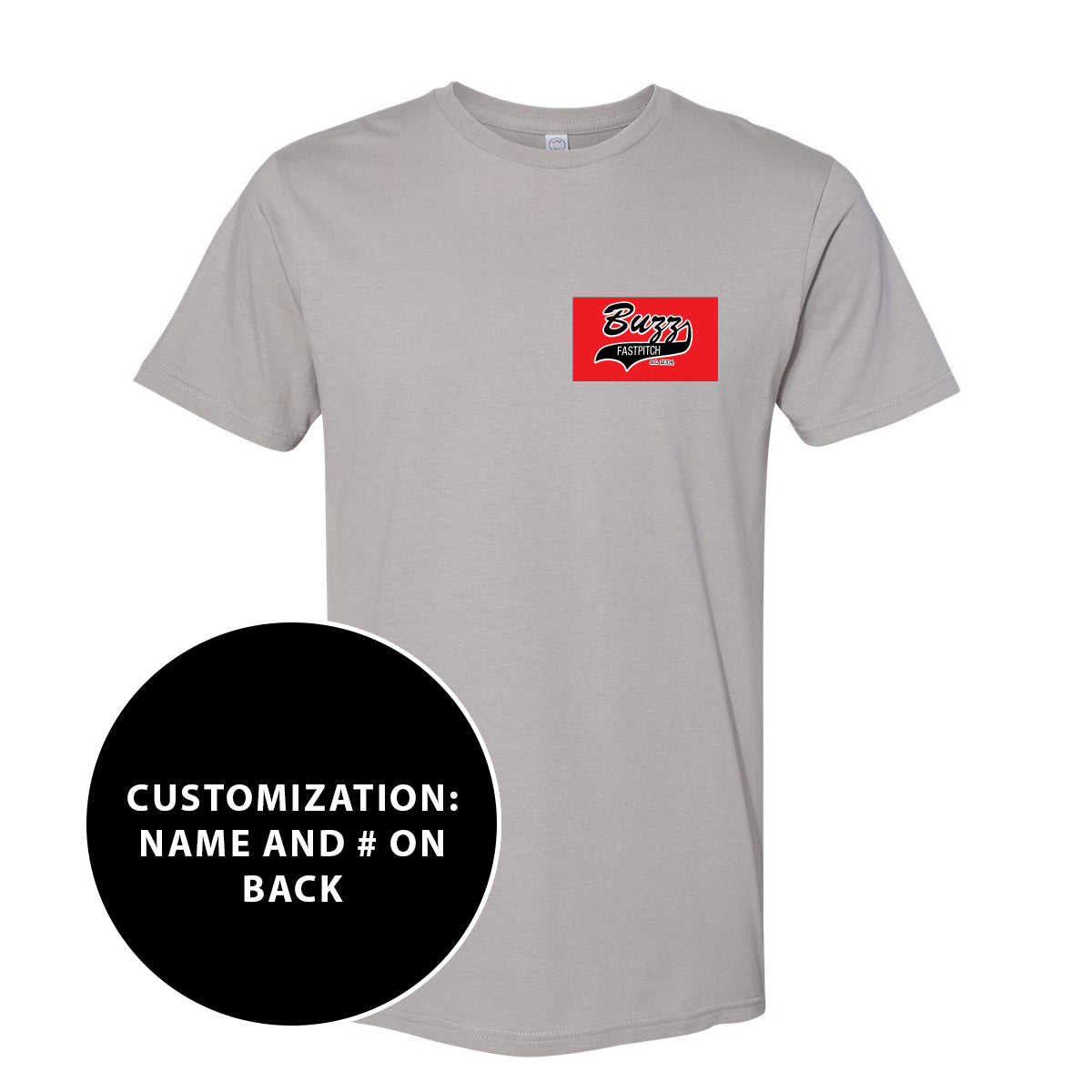 Adult Buzz Fastpitch Patch Jersey Tee