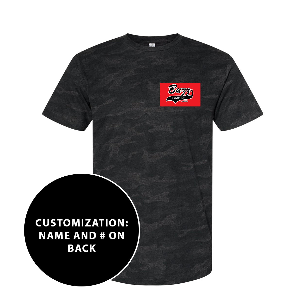 Adult Buzz Fastpitch Patch Jersey Tee