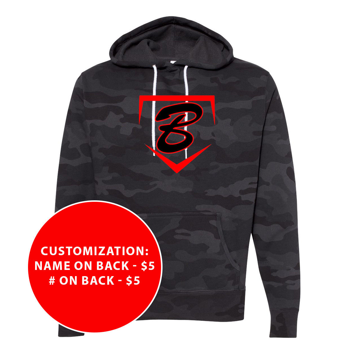 Adult Buzz Fastpitch Homeplate Lightweight Hooded Sweatshirt