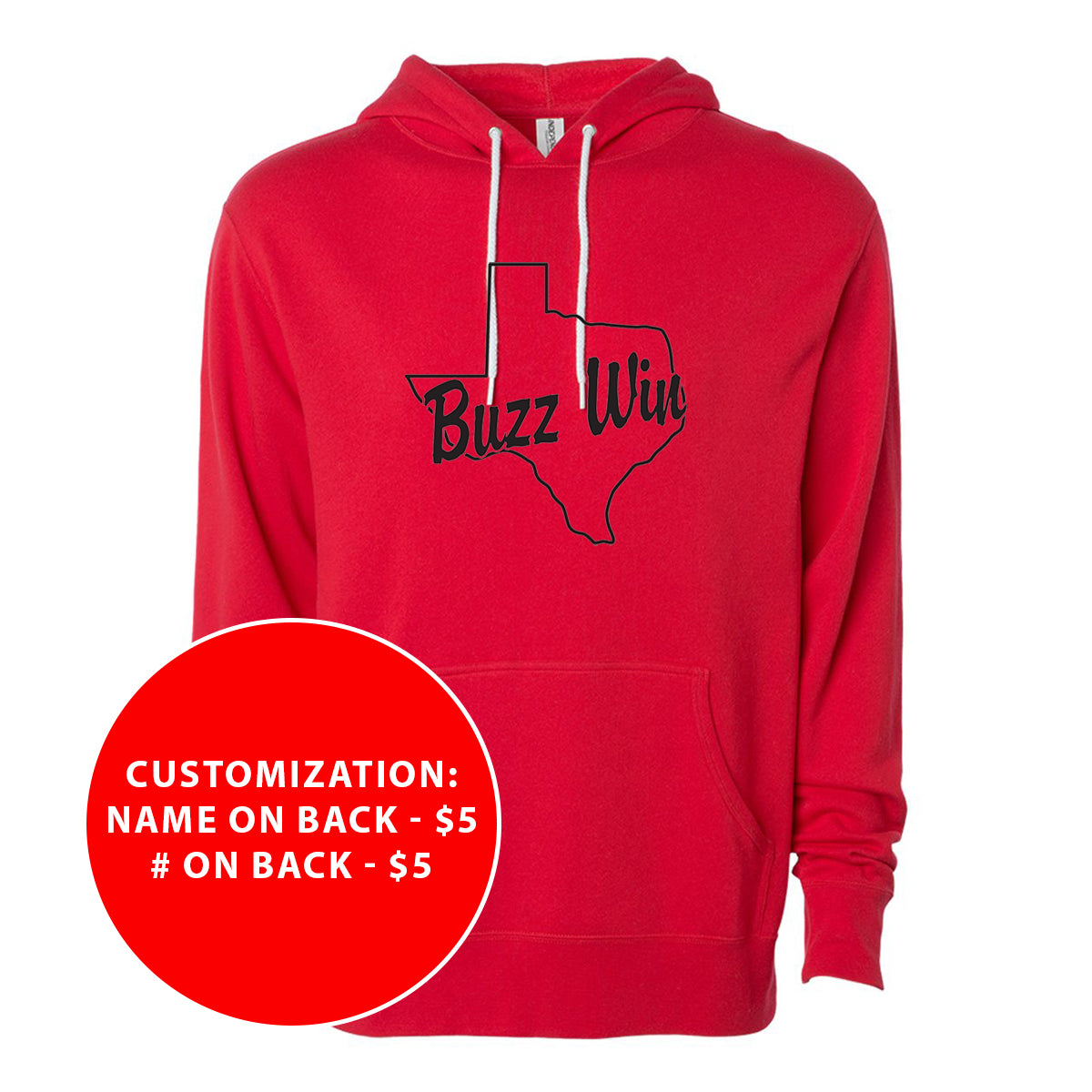 Adult Buzz Fastpitch Win Lightweight Hooded Sweatshirt