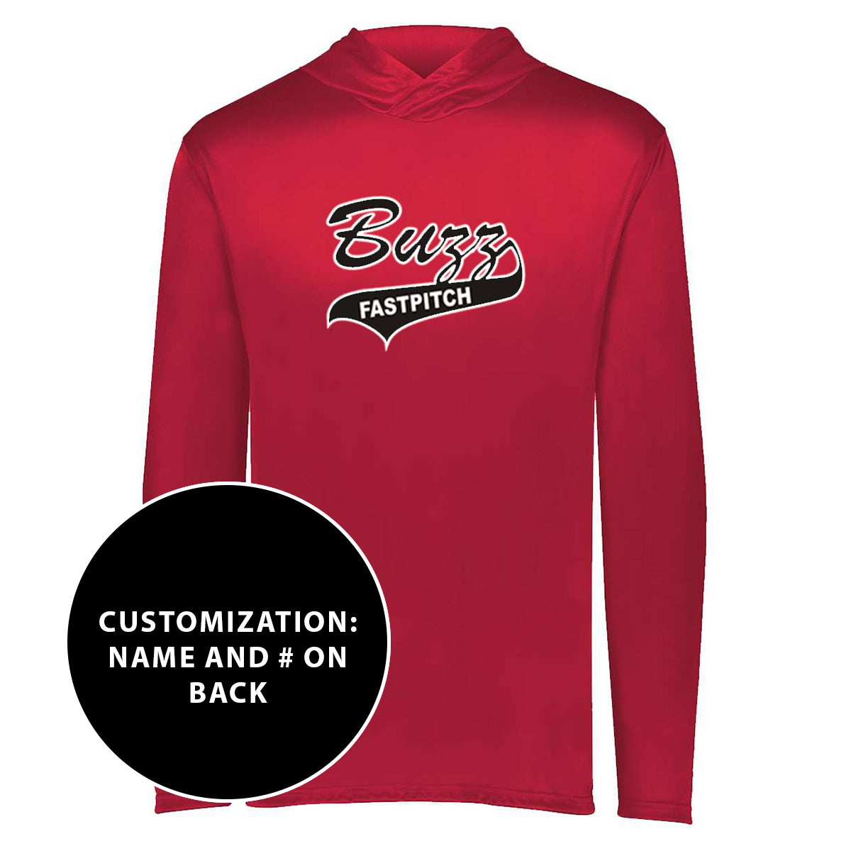 Youth DryFit Buzz Fastpitch Long Sleeve Tee