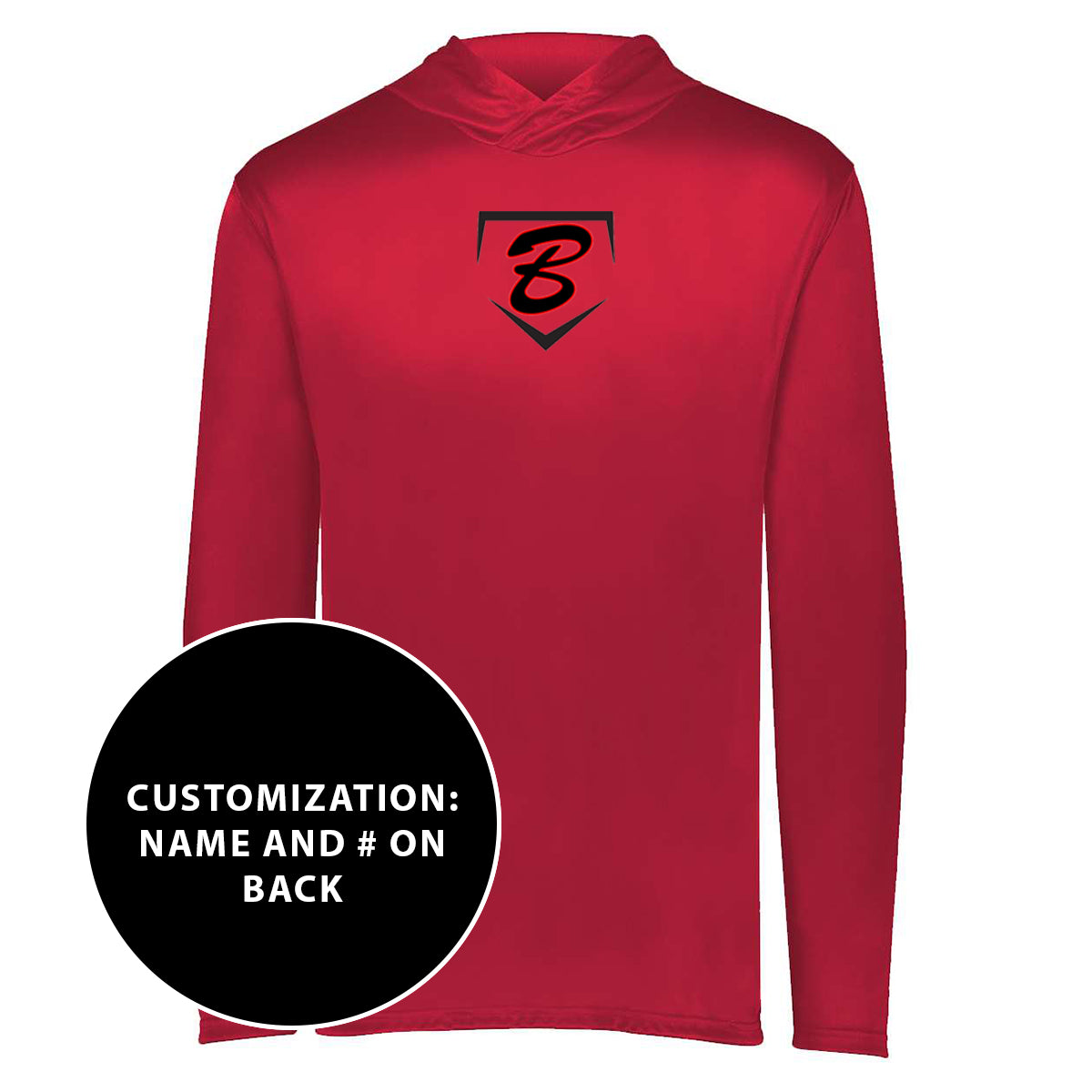 Adult DryFit Buzz Fastpitch Homeplate Long Sleeve Tee