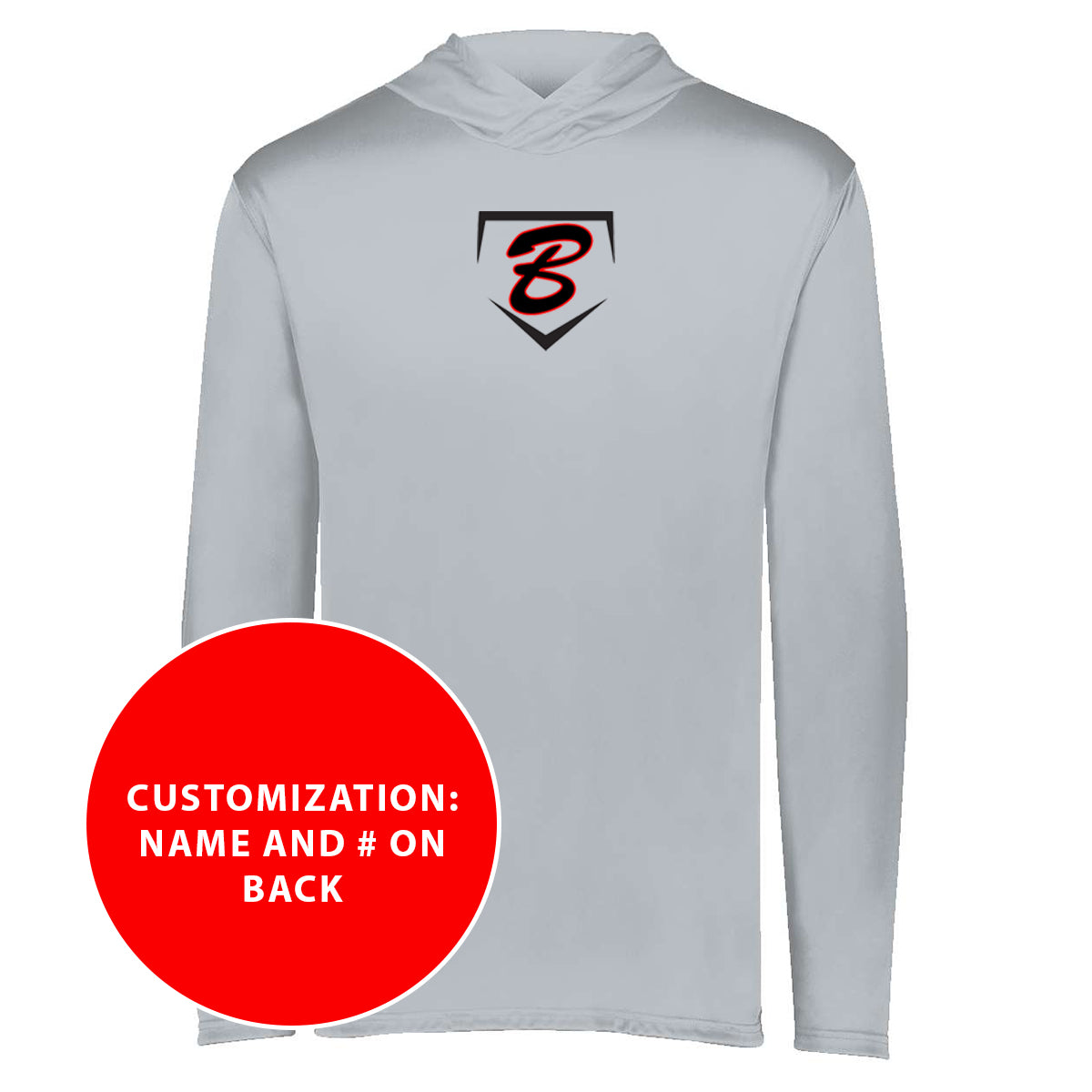Adult DryFit Buzz Fastpitch Homeplate Long Sleeve Tee