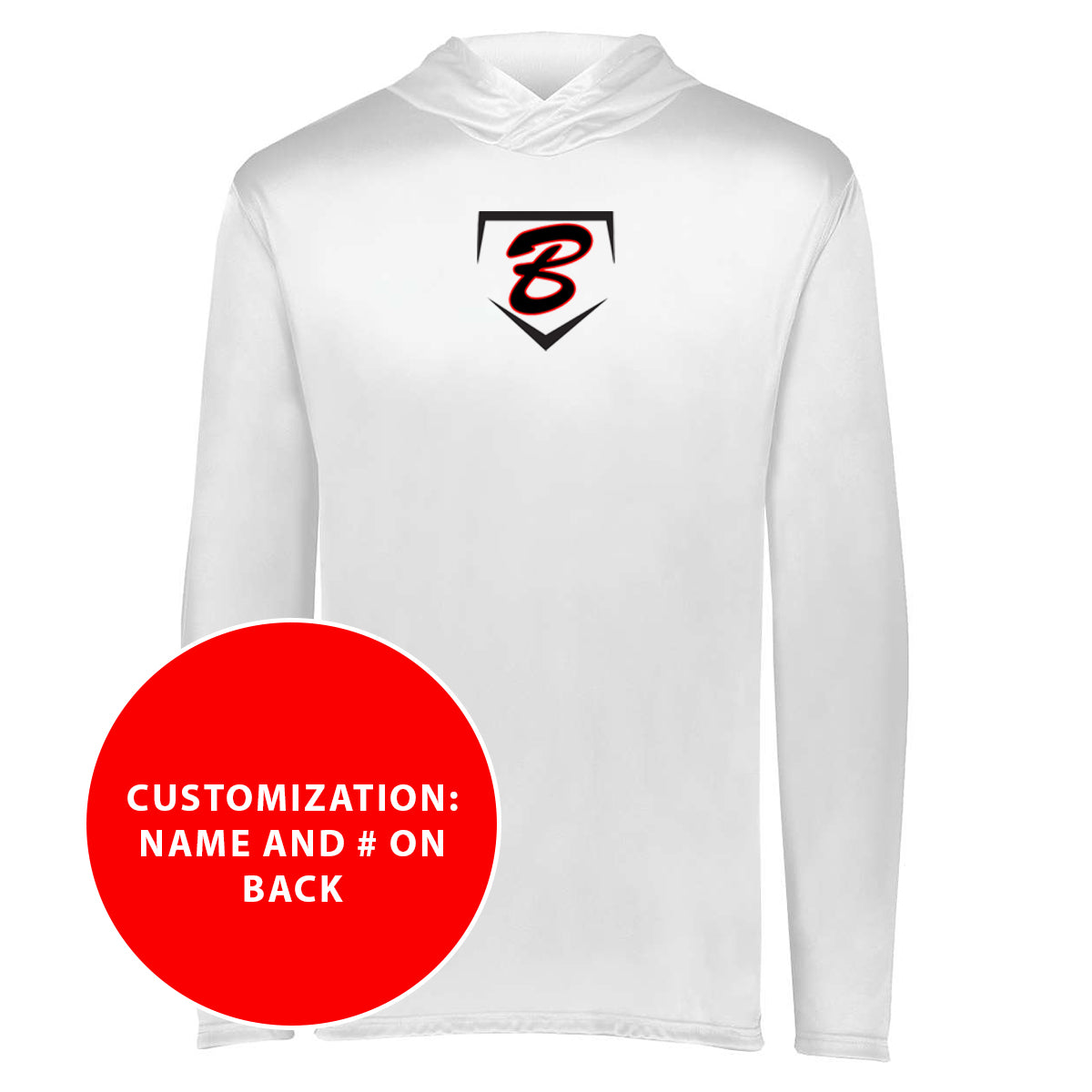 Adult DryFit Buzz Fastpitch Homeplate Long Sleeve Tee