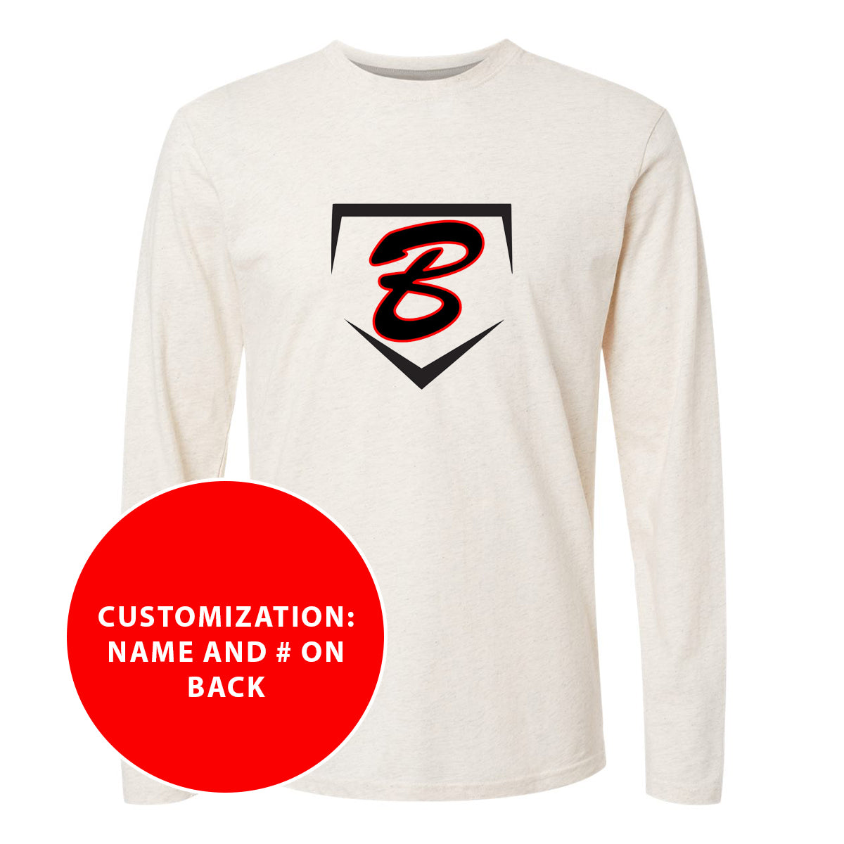 Adult Buzz Fastpitch Homeplate Long Sleeve Jersey Tee