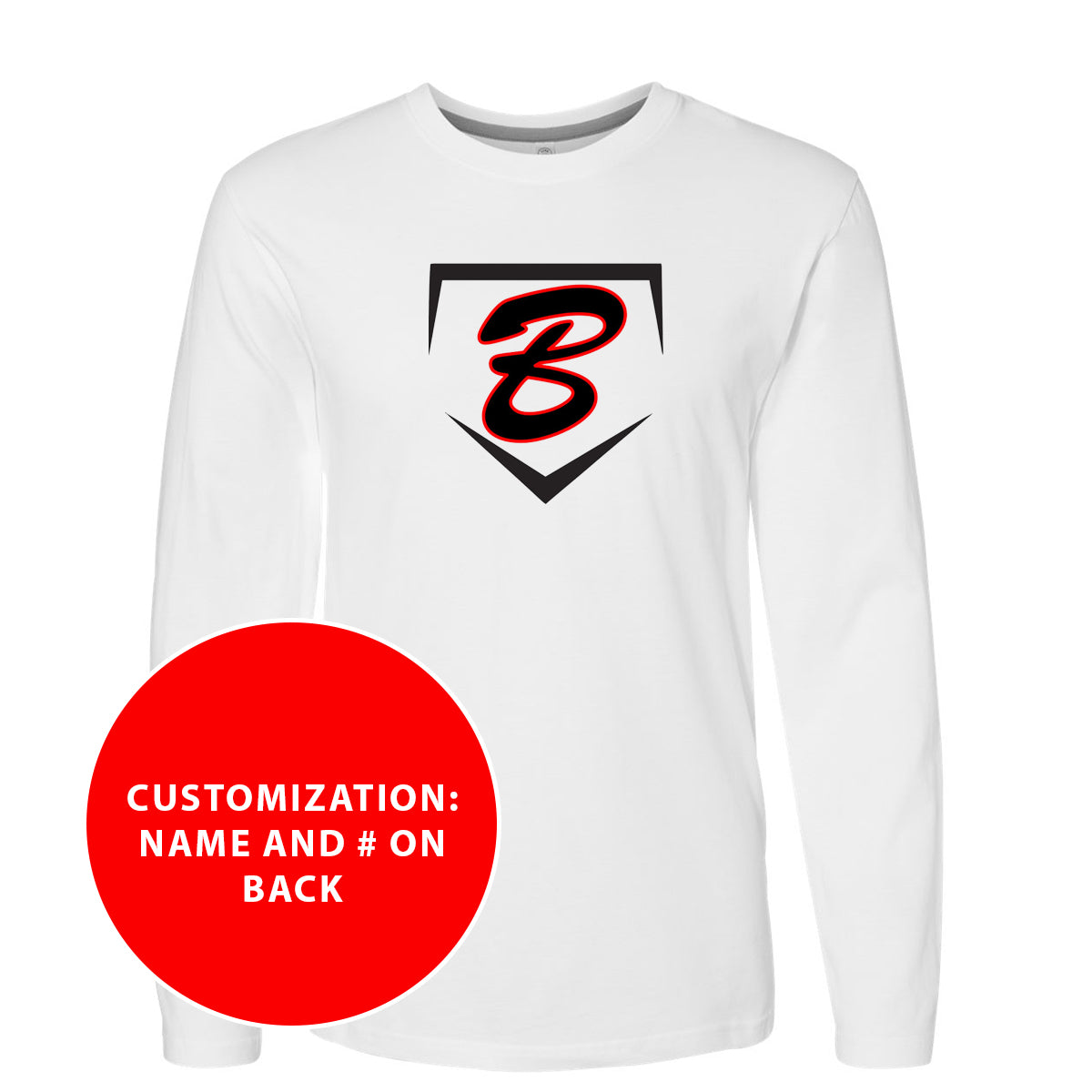 Adult Buzz Fastpitch Homeplate Long Sleeve Jersey Tee
