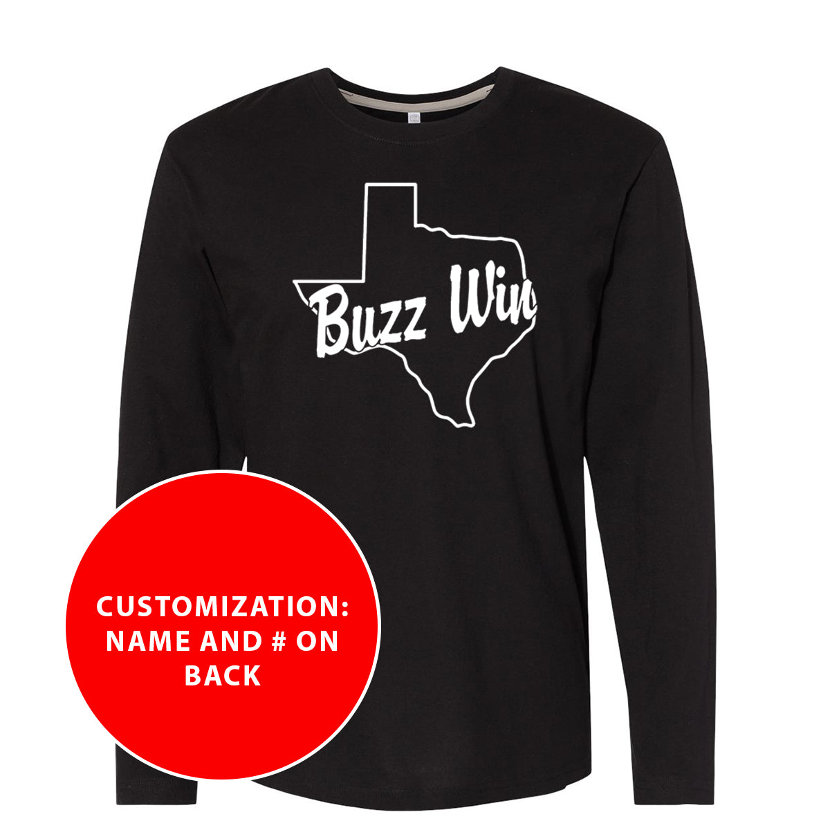 Youth Buzz Fastpitch Win Long Sleeve Jersey Tee