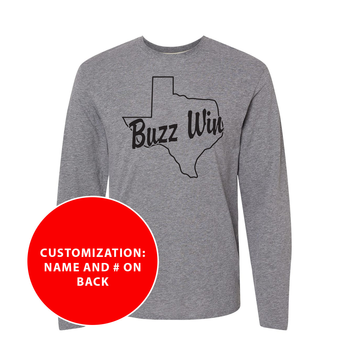 Youth Buzz Fastpitch Win Long Sleeve Jersey Tee