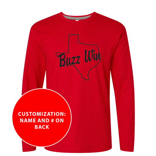 Youth Buzz Fastpitch Win Long Sleeve Jersey Tee