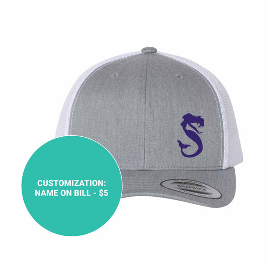 Adult Grey Mermaid Trucker Hat