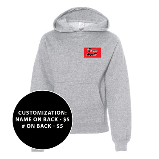 Youth Buzz Fastpitch Patch Midweight Hooded Sweatshirt