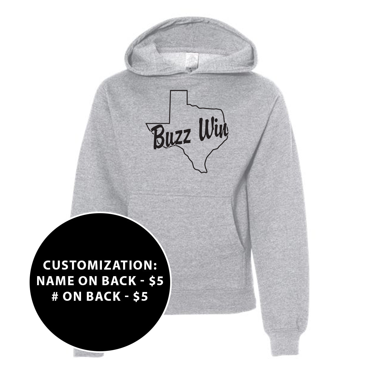 Youth Buzz Fastpitch Win Midweight Hooded Sweatshirt