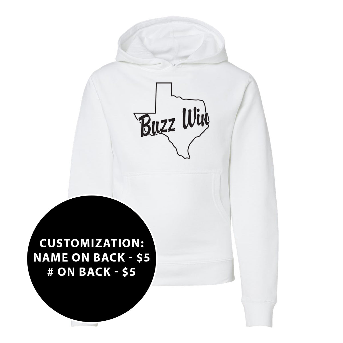 Youth Buzz Fastpitch Win Midweight Hooded Sweatshirt