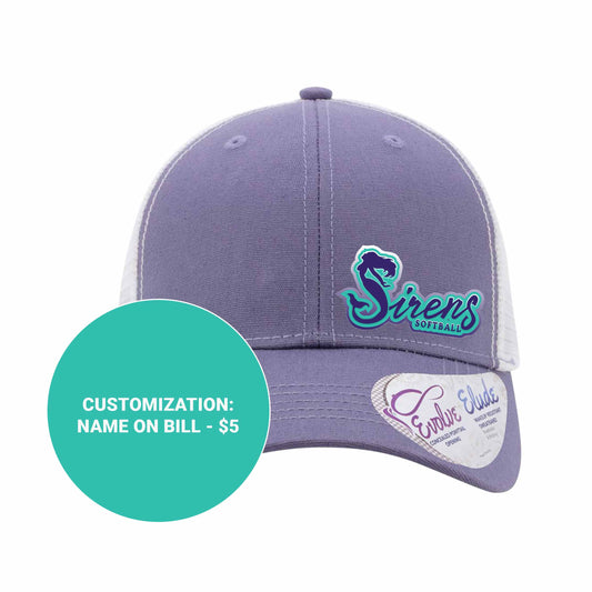 Adult Ponytail Purple Siren Hat