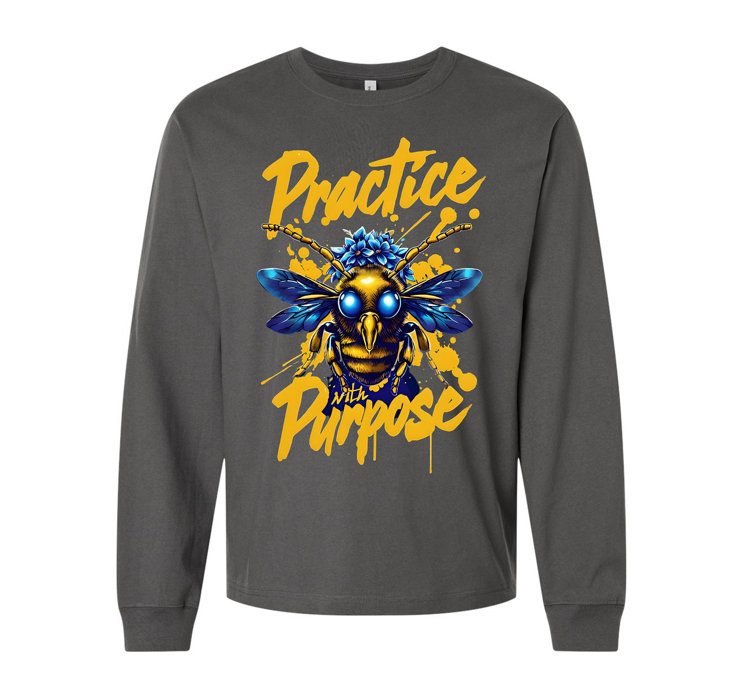 Unisex Sci-Fi Practice with Purpose Long Sleeve Tee