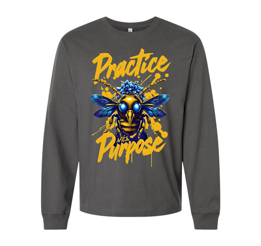 Unisex Sci-Fi Practice with Purpose Long Sleeve Tee