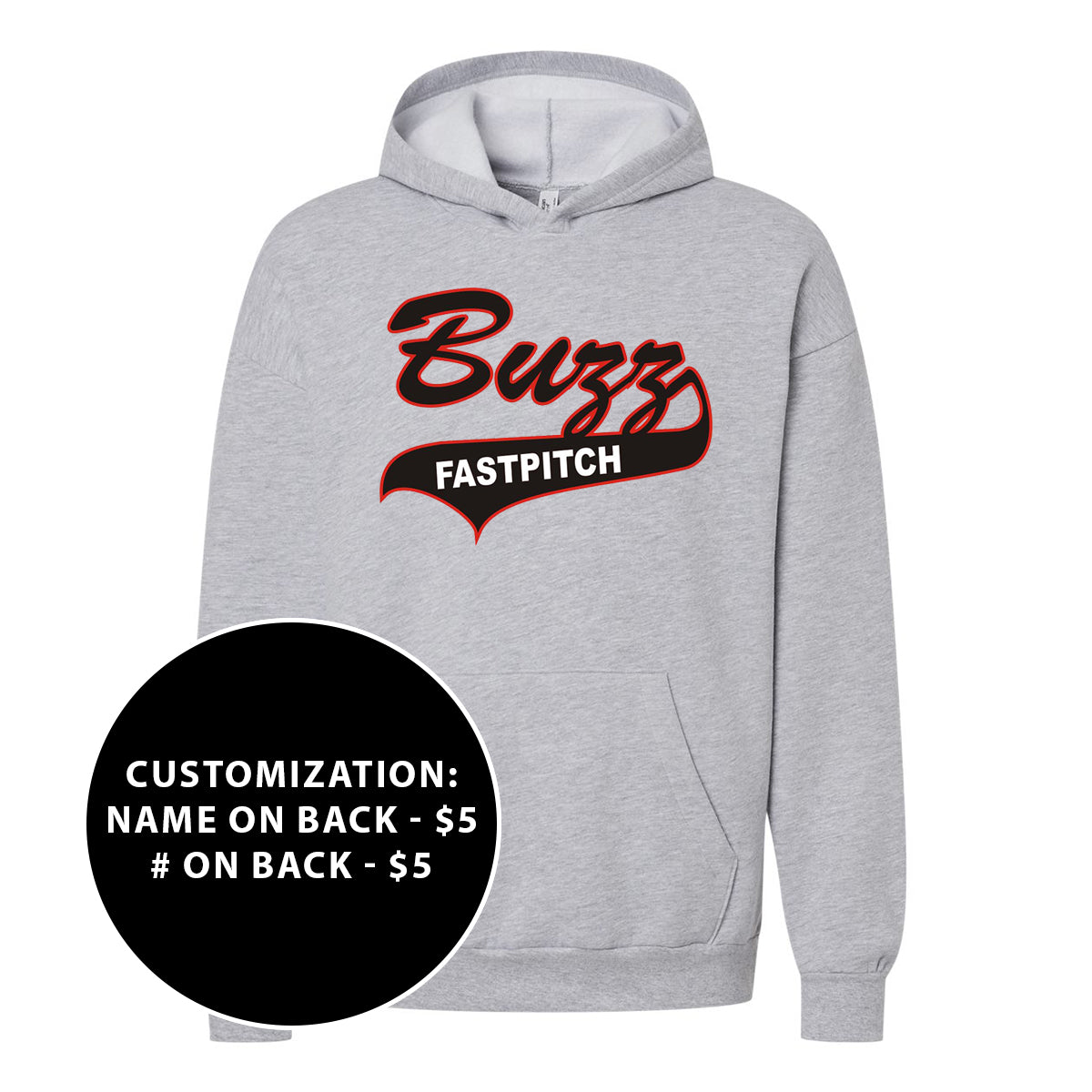 Adult Buzz Fastpitch ReFlex Hooded Sweatshirt