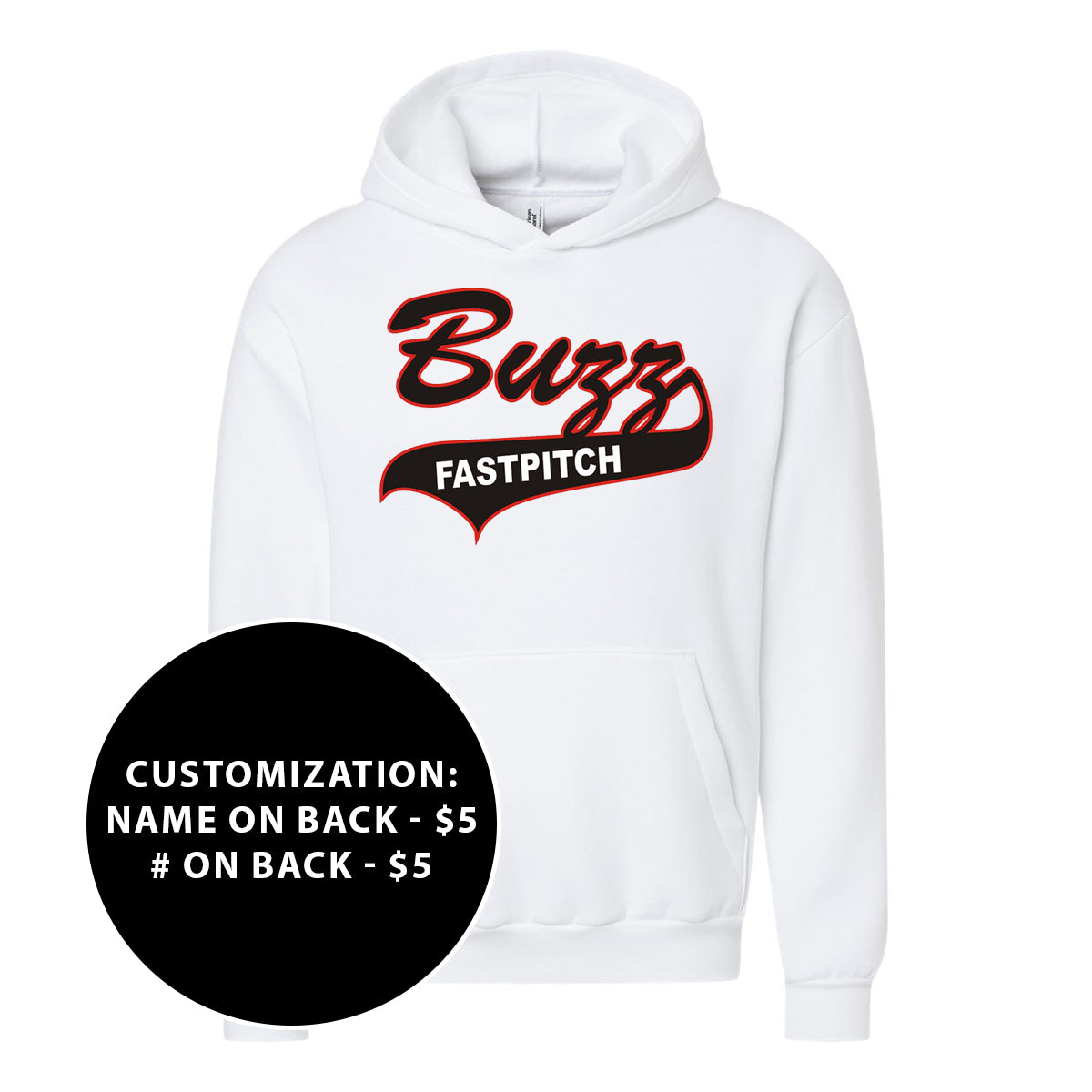 Adult Buzz Fastpitch ReFlex Hooded Sweatshirt