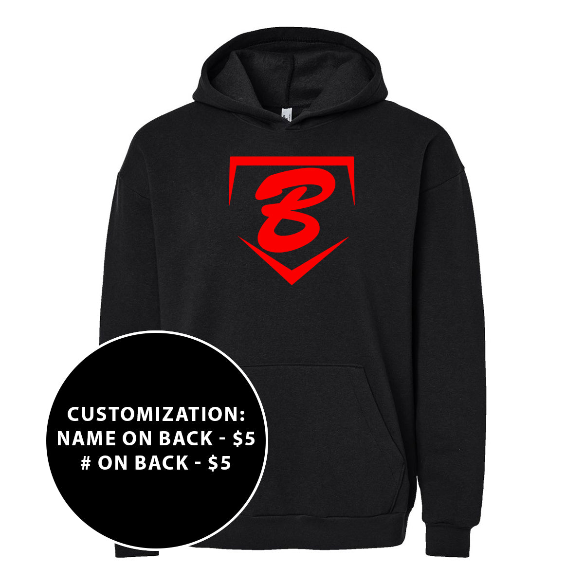 Adult Buzz Fastpitch Homeplate ReFlex Hooded Sweatshirt