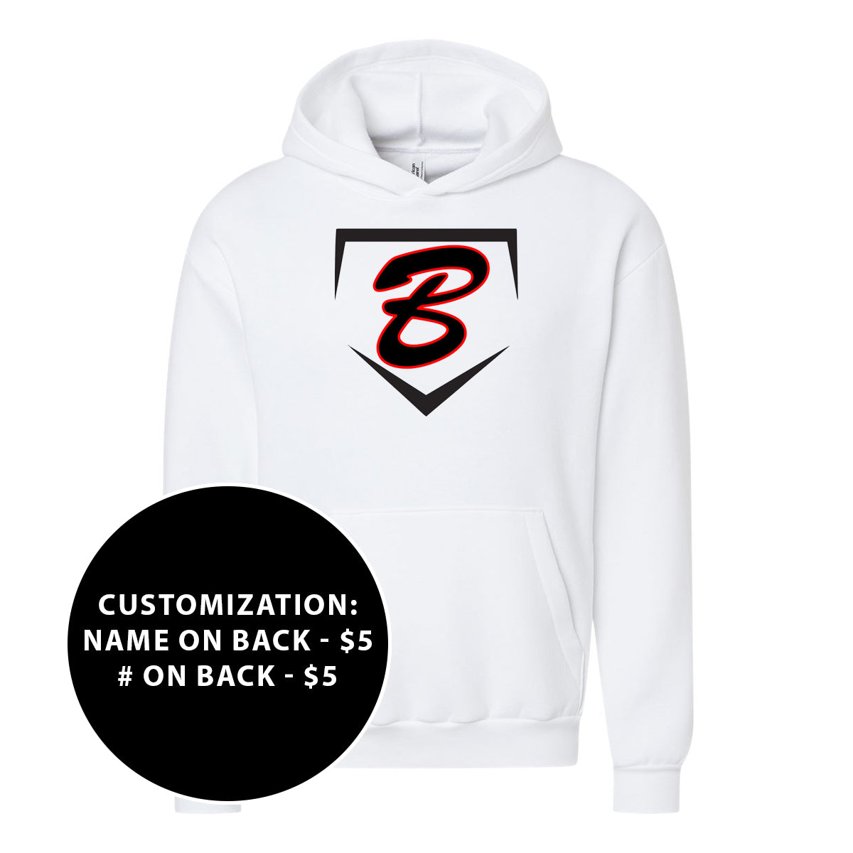 Adult Buzz Fastpitch Homeplate ReFlex Hooded Sweatshirt