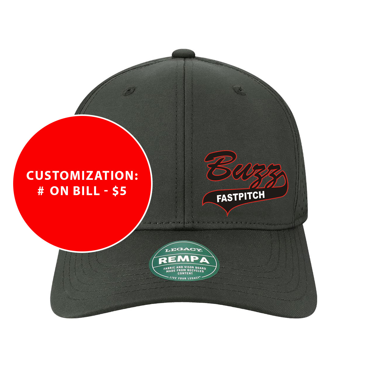 Adult Imperial Buzz Fastpitch Reclaimed Mid-Pro Adjustable Hat
